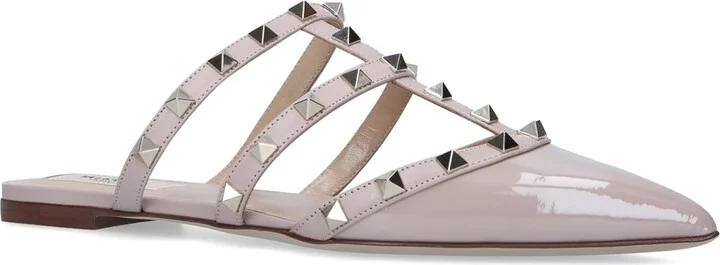 Valentino Garavani Patent Leather Rockstud Mules