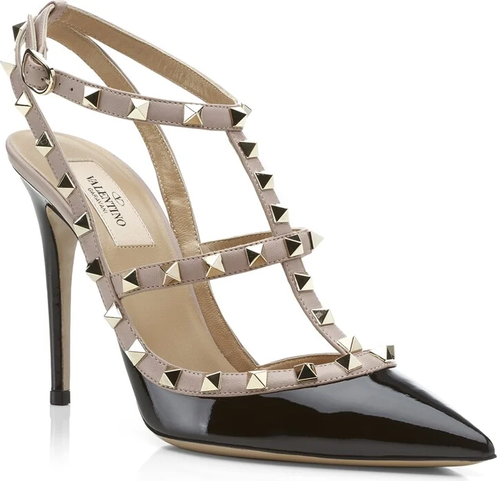 Valentino Garavani Patent Rockstud Heels 100
