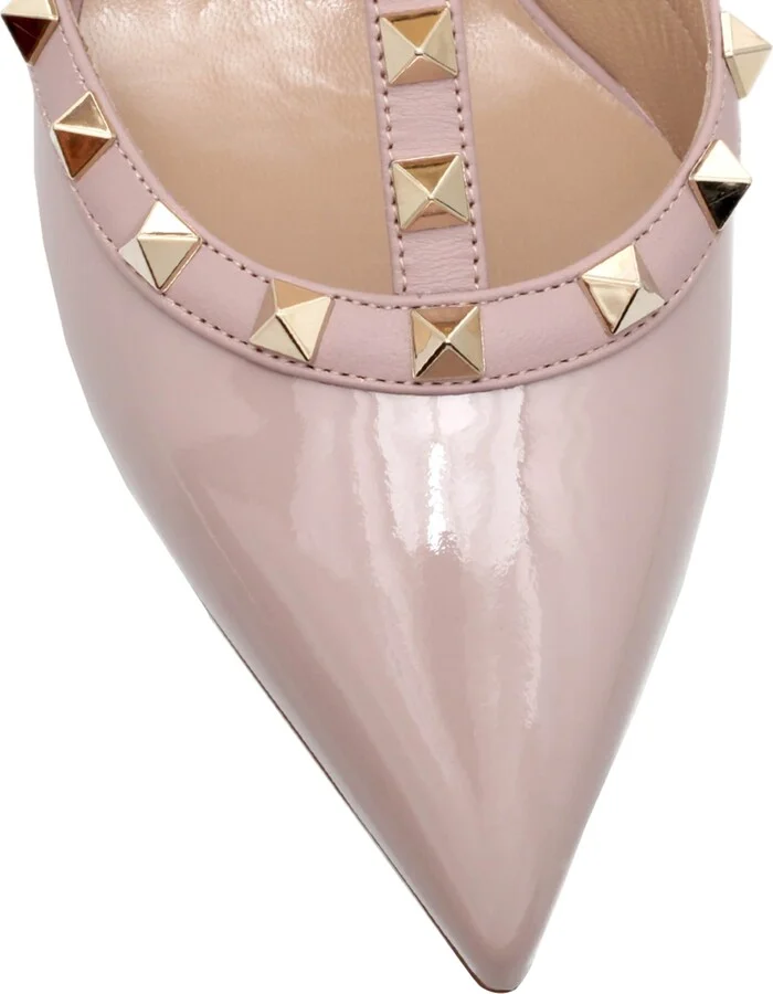 Valentino Garavani Patent Rockstud Heels 65 - Image 6