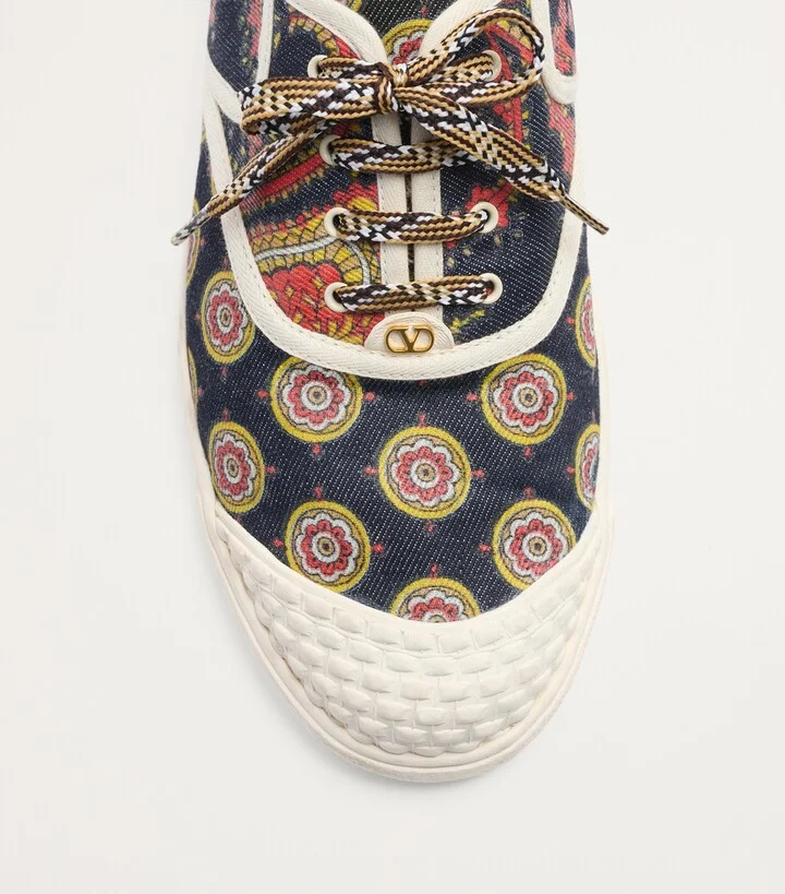 Valentino Garavani Patterned Bay By Bay Sneakers - Image 5