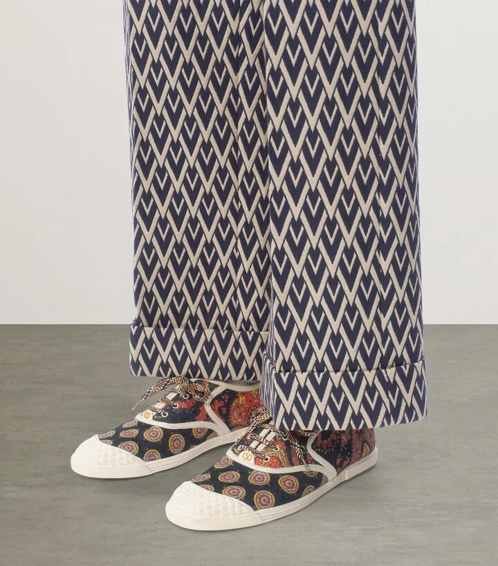 Valentino Garavani Patterned Bay By Bay Sneakers - Image 6