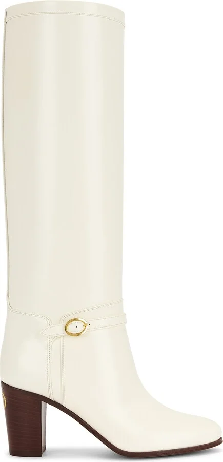 Valentino Garavani Pattie Boot in Ivory