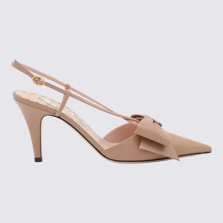 Valentino Garavani Pink Leather Pumps