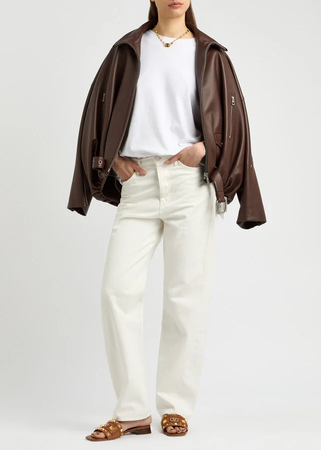 Valentino Garavani Plaster Caster Embellished Leather Sliders - Image 6