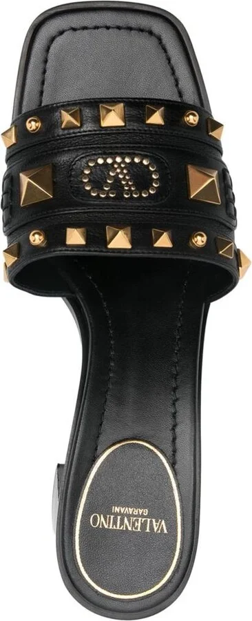 Valentino Garavani Plaster Caster Leather Mules - Image 4