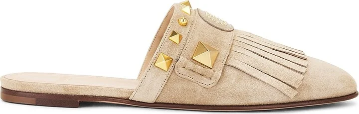 Valentino Garavani Plaster Caster Slipper in Tan