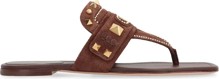 Valentino Garavani Plaster Caster Suede Sandals - Image 2