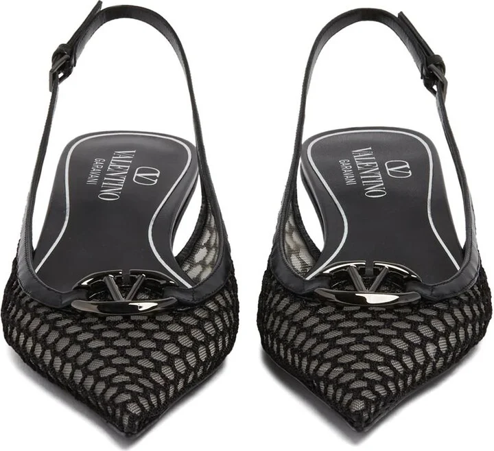 Valentino Garavani Pointed Slingback Ballet Flats 20 Mm - Image 3