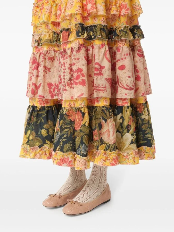 Valentino Garavani Quiltie 67 Leather Ballet Flats - Image 2