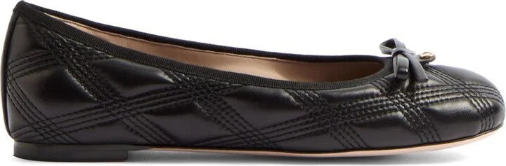 Valentino Garavani Quiltie 67 Leather Ballet Flats