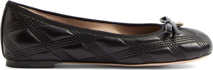 Valentino Garavani Quiltie 67 Leather Ballet Flats