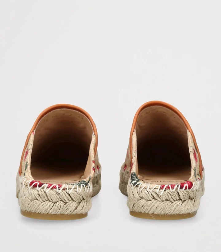 Valentino Garavani Raffia Cherryfic Espadrille Mules - Image 2
