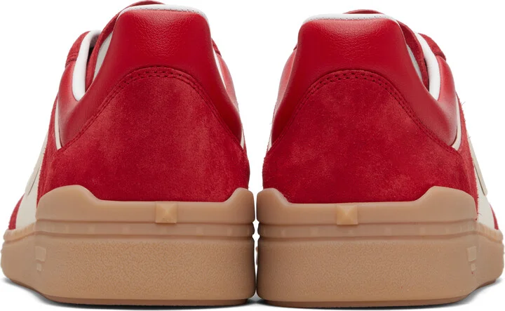 Valentino Garavani Red Upvillage Low Top Sneakers - Image 2