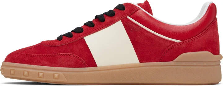 Valentino Garavani Red Upvillage Low Top Sneakers - Image 3