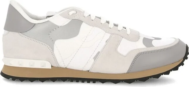 Valentino Garavani Rockrunner Camouflage Lace-Up Sneakers