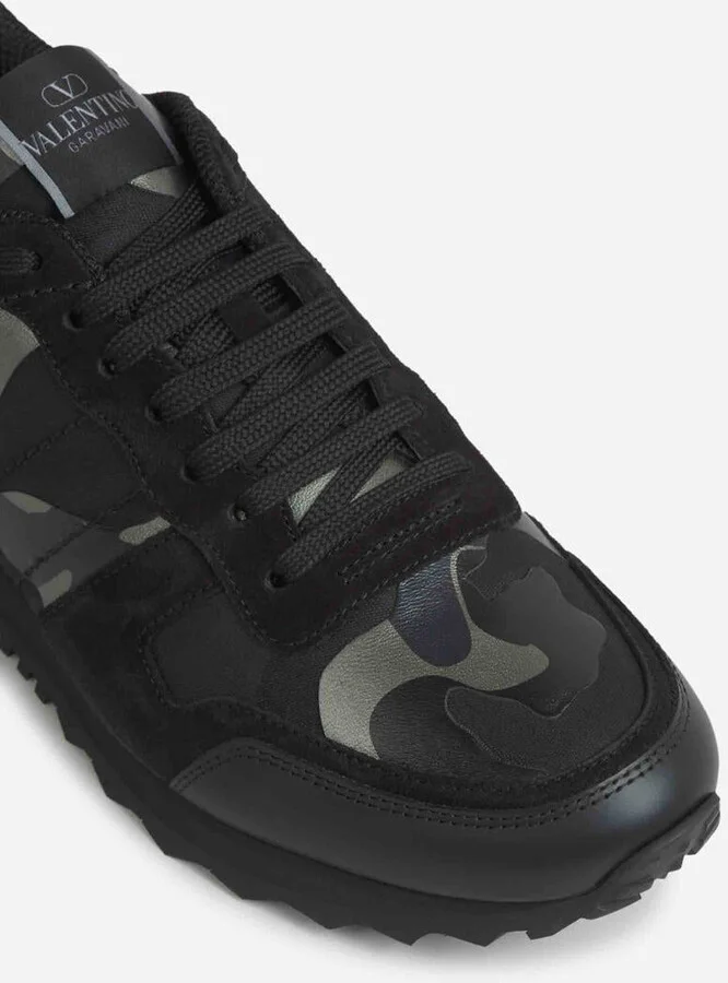 Valentino Garavani Rockrunner Camouflage Sneakers - Image 5