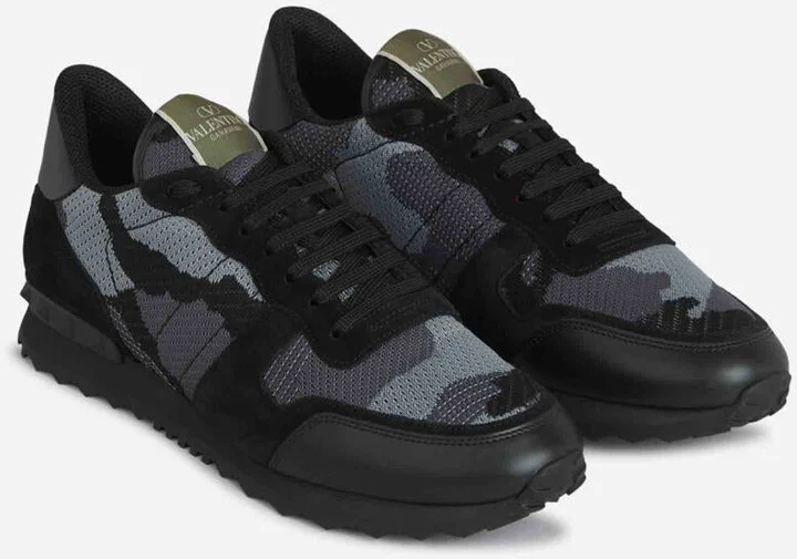 Valentino Garavani Rockrunner Camouflage Sneakers - Image 2