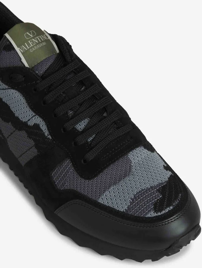Valentino Garavani Rockrunner Camouflage Sneakers - Image 5