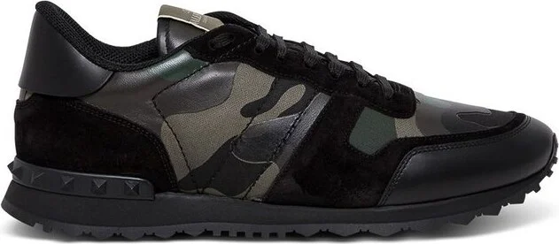 Valentino Garavani Rockrunner Camouflage Sneakers