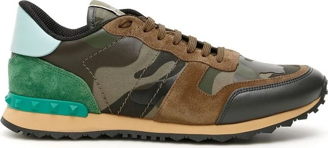 Valentino Garavani Rockrunner Camouflage Sneakers