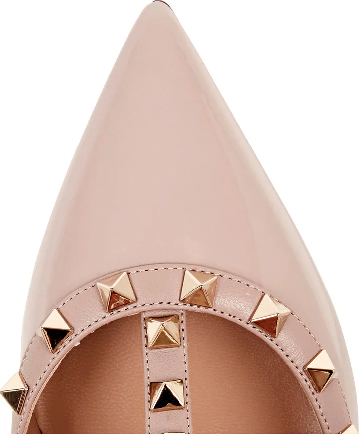 Valentino Garavani Rockstud 100 Patent Leather Pumps - Image 9