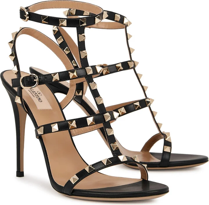 Valentino Garavani Rockstud 105 Leather Sandals - Image 2