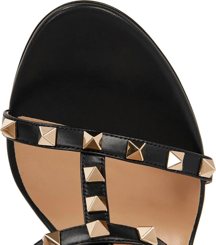 Valentino Garavani Rockstud 105 Leather Sandals - Image 4