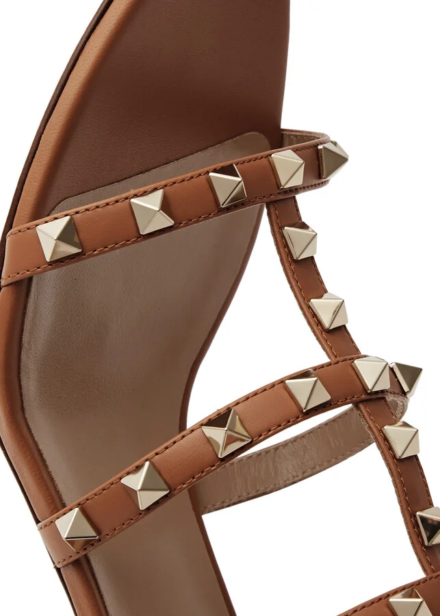 Valentino Garavani Rockstud 60 Leather Mules - Image 4