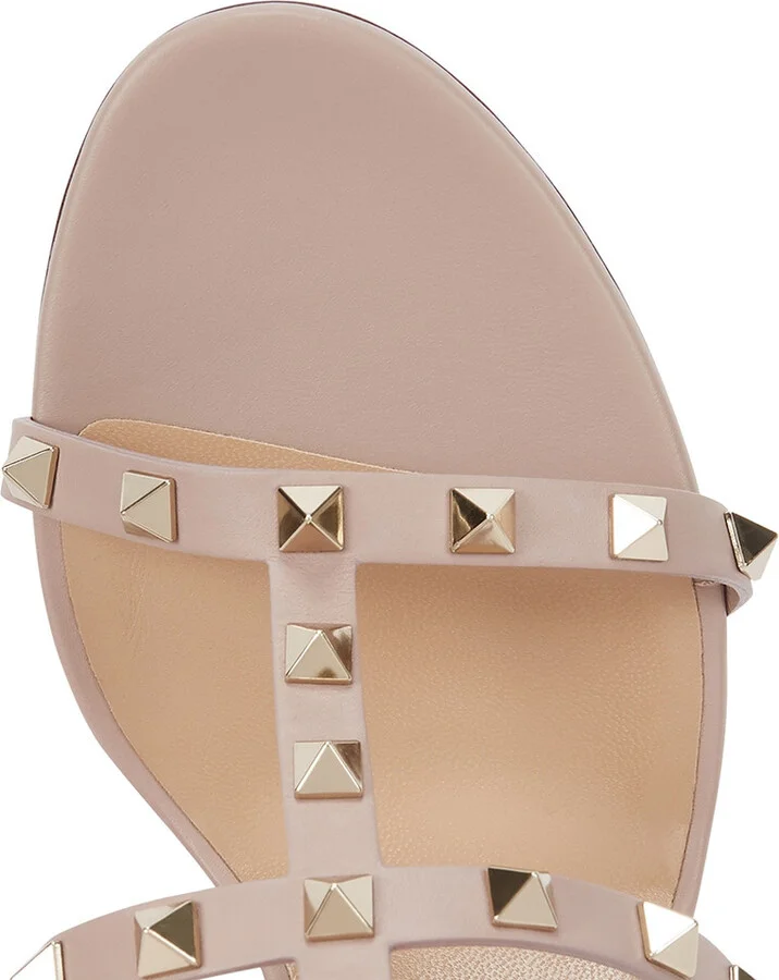 Valentino Garavani Rockstud 60 Leather Sandals - Image 4