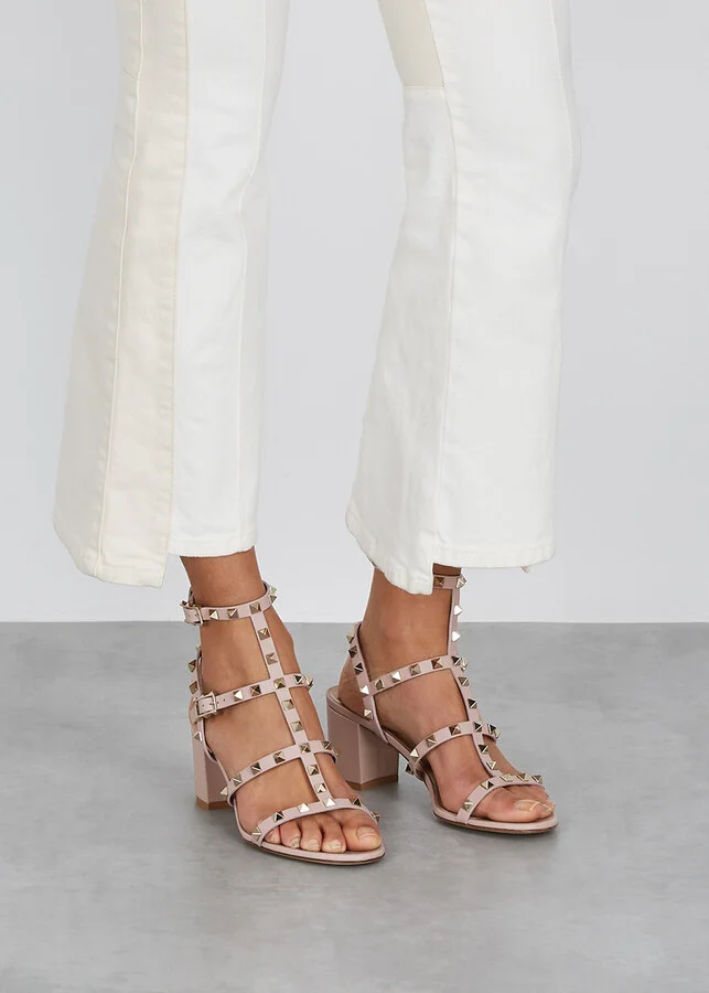 Valentino Garavani Rockstud 60 Leather Sandals - Image 5