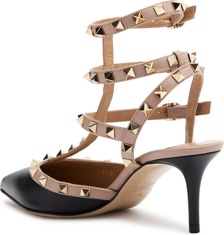 Valentino Garavani Rockstud 65 Leather Pumps - Image 2