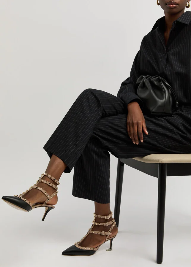Valentino Garavani Rockstud 65 Leather Pumps - Image 5