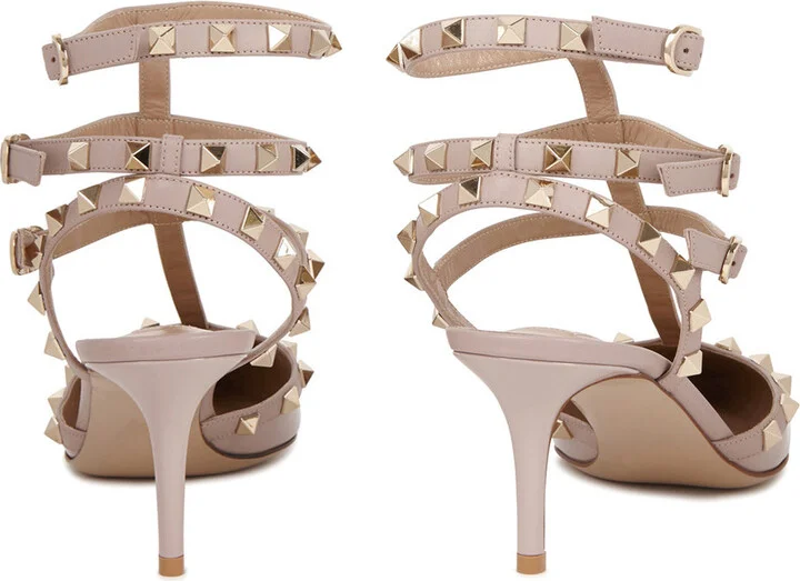 Valentino Garavani Rockstud 65 Patent Leather Pumps - Image 3