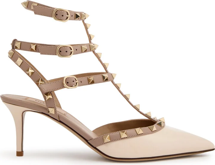 Valentino Garavani Rockstud 65 Patent Leather Pumps