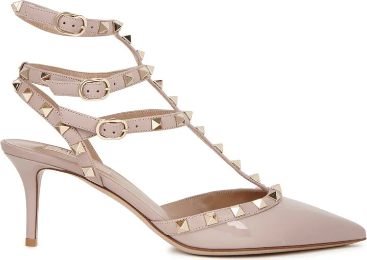 Valentino Garavani Rockstud 65 Patent Leather Pumps