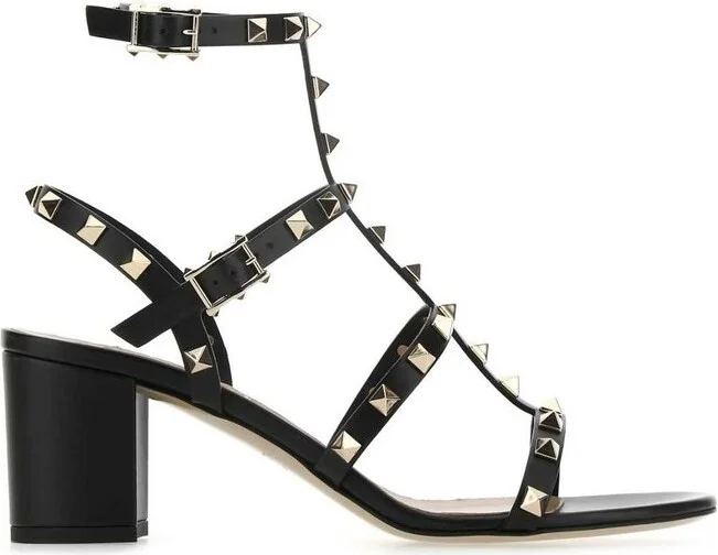 Valentino Garavani Rockstud Ankle Strap Sandals