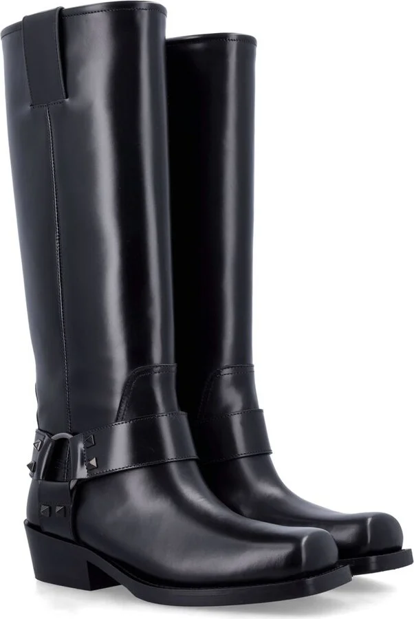 Valentino Garavani Rockstud Biker Boot - Image 2