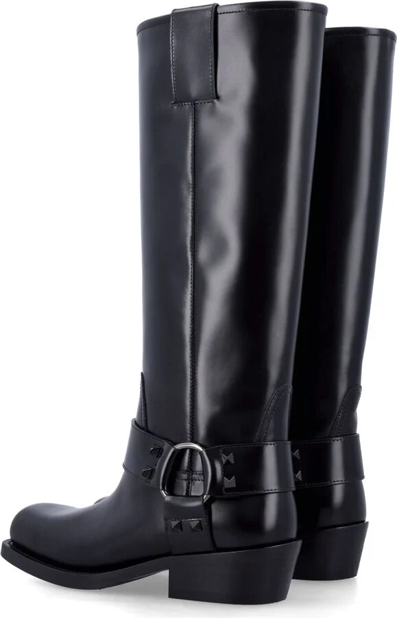 Valentino Garavani Rockstud Biker Boot - Image 4