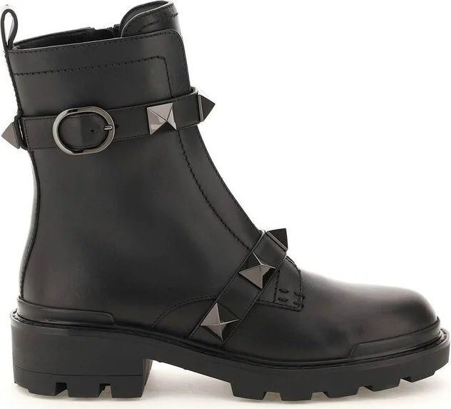 Valentino Garavani Rockstud Combat Boots