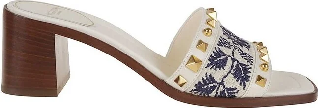 Valentino Garavani Rockstud County Slip-On Sandals