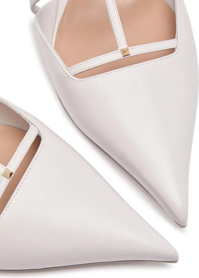 Valentino Garavani Rockstud-embellished Leather Mules - Image 3