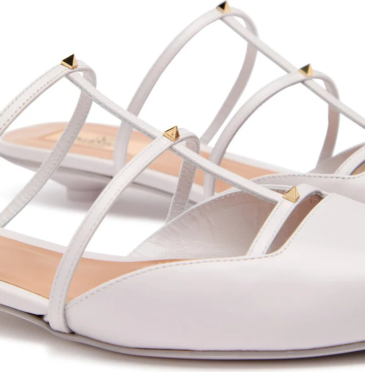 Valentino Garavani Rockstud-embellished Leather Mules - Image 4