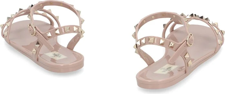 Valentino Garavani Rockstud Flat Sandals - Image 4
