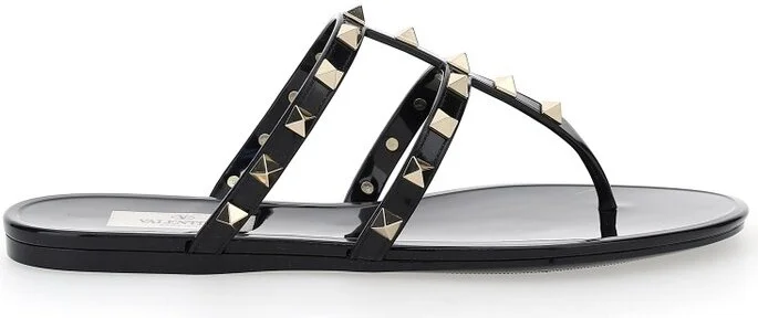 Valentino Garavani Rockstud Flat Sandals