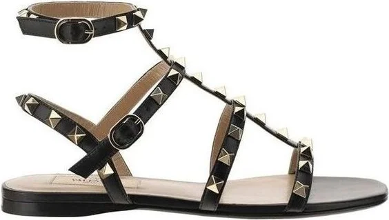 Valentino Garavani Rockstud Flat Sandals