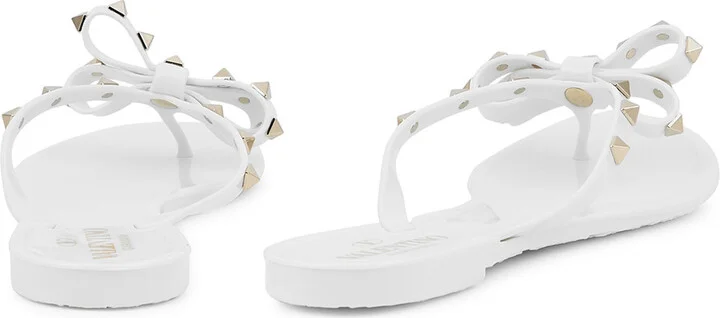 Valentino Garavani Rockstud Flip Flops - Image 3