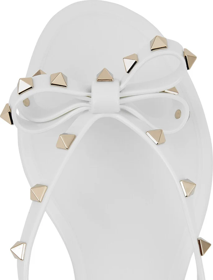 Valentino Garavani Rockstud Flip Flops - Image 4