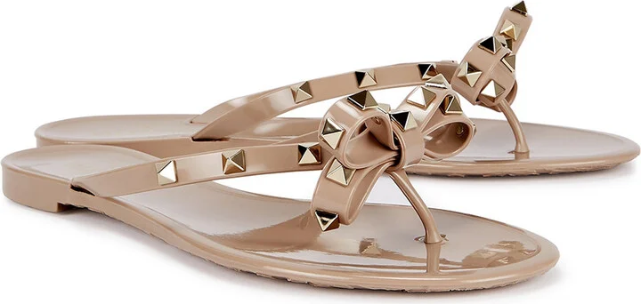 Valentino Garavani Rockstud Flip Flops - Image 7