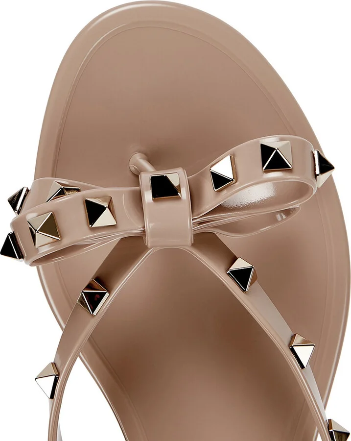 Valentino Garavani Rockstud Flip Flops - Image 9
