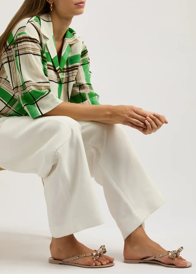 Valentino Garavani Rockstud Flip Flops - Image 10